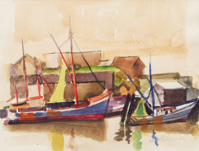 Petits bateaux de pêche