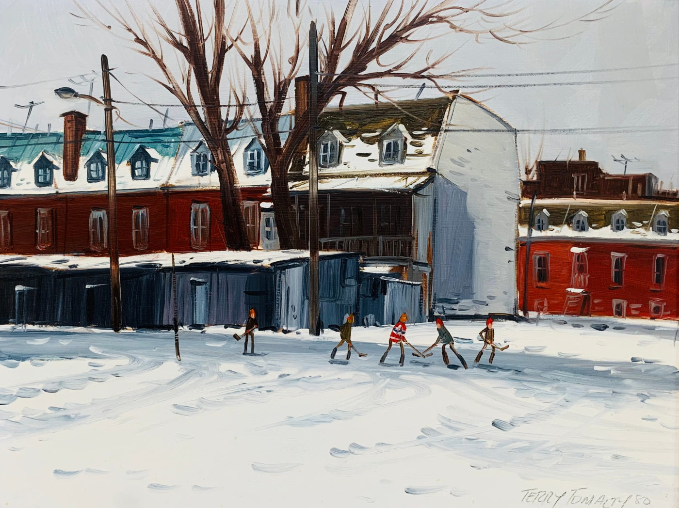 Backyard Hockey by Terry Tomalty