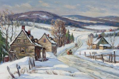 Winter in the Laurentians by Joseph Giunta