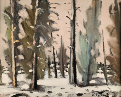 Winter scene, mount Victoria, Hudson