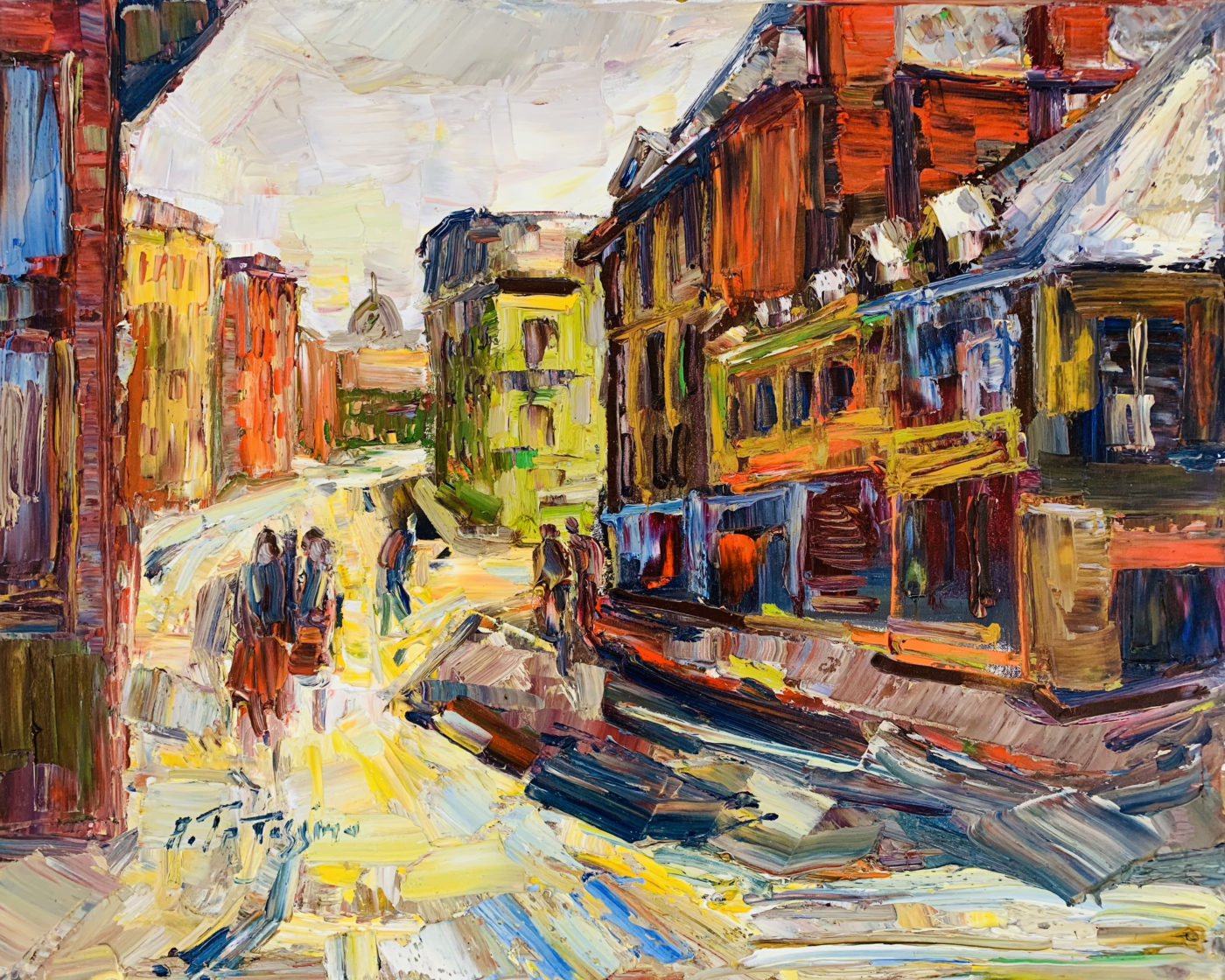 Armand Tatossian Rue de la Commune Canadian Fine Art Online