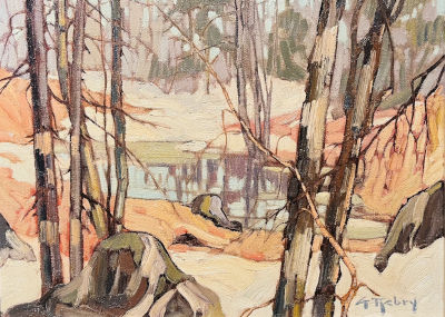 Winter Forest Landscape