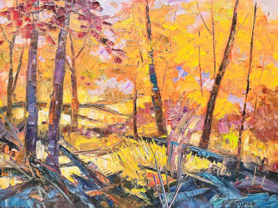 Arbres et clairière