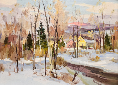 Hiver Dans Les Laurentides